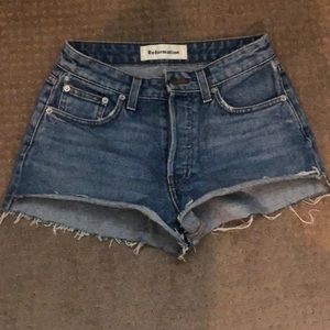Reformation - Denim Short - Size 24